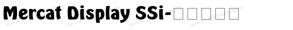Mercat Display SSi字体转换